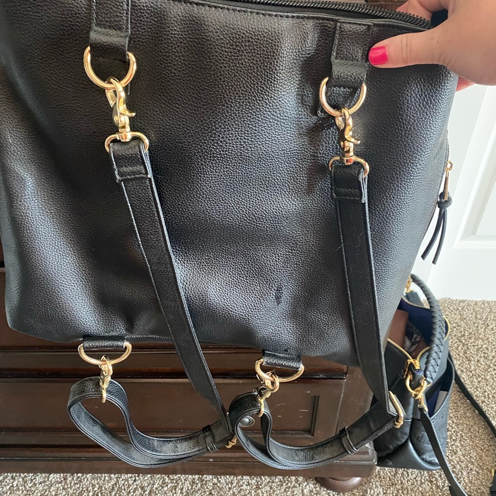 Backpack diaper bag